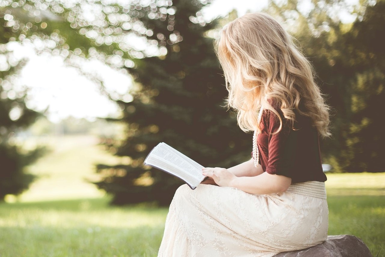 Girl Reading Bible